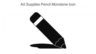 Art Supplies Pencil Monotone Icon In Powerpoint Pptx Png And Editable Eps Format