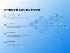 Arthropods nervous system ppt powerpoint presentation styles icon