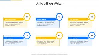 Article Blog Writer In Powerpoint And Google Slides Cpb