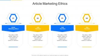 Article Marketing Ethics In Powerpoint And Google Slides Cpb