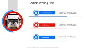 Article Writing Help In Powerpoint And Google Slides Cpb