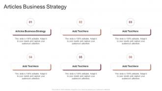 Articles Business Strategy In Powerpoint And Google Slides Cpb