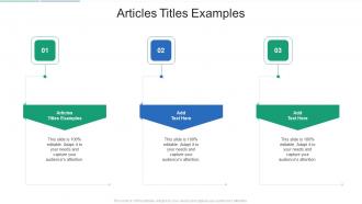 Articles Titles Examples In Powerpoint And Google Slides Cpb