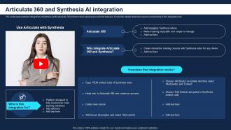 Articulate 360 And Synthesia AI How To Use Synthesia AI For Converting AI SS V