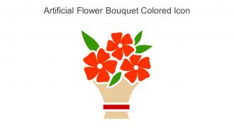 Artificial Flower Bouquet Colored Icon In Powerpoint Pptx Png And Editable Eps Format