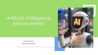 Artificial Intelligence Advancement PPT Presentation ST AI