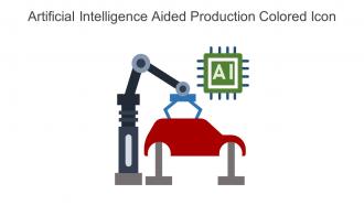 Artificial Intelligence Aided Production Colored Icon In Powerpoint Pptx Png And Editable Eps Format