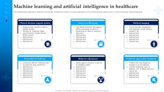 Artificial Intelligence And Healthcare Powerpoint Ppt Template Bundles Designed Downloadable