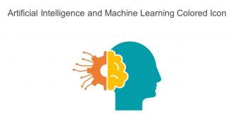 Artificial Intelligence And Machine Learning Colored Icon Powerpoint Pptx Png And Editable Eps Format