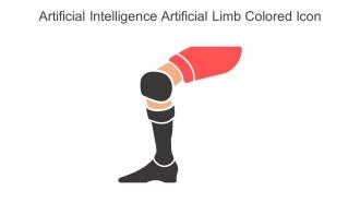 Artificial Intelligence Artificial Limb Colored Icon In Powerpoint Pptx Png And Editable Eps Format