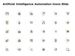 Artificial Intelligence Automation Icons Slide Growth Checklist C114 Ppt Powerpoint Presentation