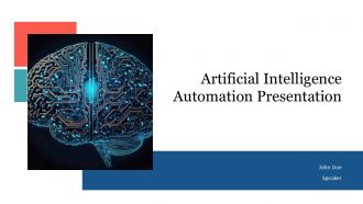 Artificial Intelligence Automation Presentation PPT Sample AT