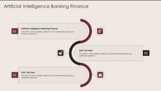 Artificial Intelligence Banking Finance In Powerpoint And Google Slides Cpb