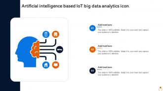 Artificial Intelligence Based IOT Big Data Analytics Icon