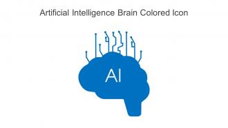 Artificial Intelligence Brain Colored Icon Powerpoint Pptx Png And Editable Eps Format