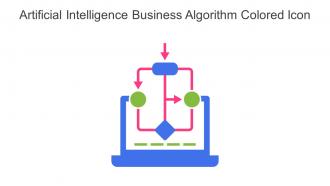 Artificial Intelligence Business Algorithm Colored Icon In Powerpoint Pptx Png And Editable Eps Format