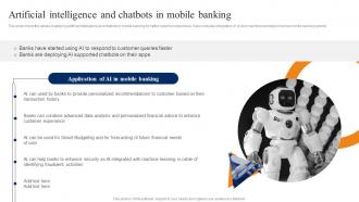 Artificial Intelligence Chatbots Smartphone Banking For Transferring Funds Digitally Fin SS V