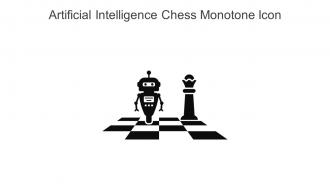 Artificial Intelligence Chess Monotone Icon In Powerpoint Pptx Png And Editable Eps Format