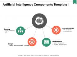 Artificial intelligence components ppt powerpoint presentation portfolio graphics design