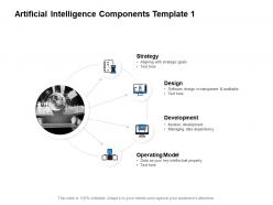 Artificial intelligence components template design powerpoint presentation slides