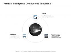 Artificial Intelligence Components Template Strategy Powerpoint Presentation Slides