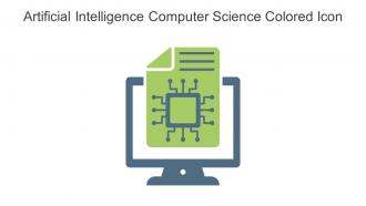 Artificial Intelligence Computer Science Colored Icon In Powerpoint Pptx Png And Editable Eps Format