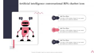 Artificial Intelligence Conversational RPA Chatbot Icon