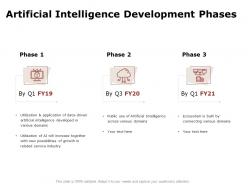 Artificial intelligence development phases ppt powerpoint layout