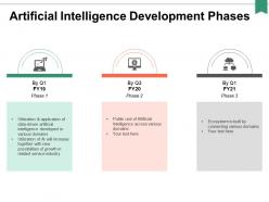Artificial intelligence development phases ppt powerpoint presentation portfolio graphics pictures