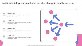 Artificial Intelligence Enabled Drivers For Change In Healthcare Icon