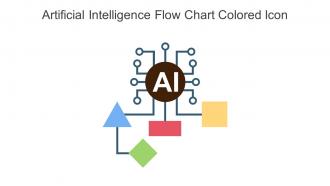 Artificial Intelligence Flow Chart Colored Icon In Powerpoint Pptx Png And Editable Eps Format