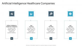 Artificial Intelligence Healthcare Companies In Powerpoint And Google Slides Cpb