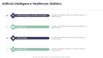 Artificial Intelligence Healthcare Statistics In Powerpoint And Google Slides Cpb