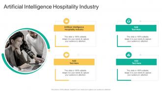 Artificial Intelligence Hospitality Industry In Powerpoint And Google Slides Cpb