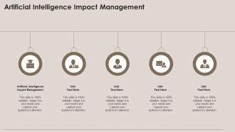 Artificial Intelligence Impact Management In Powerpoint And Google Slides Cpb