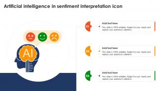 Artificial Intelligence In Sentiment Interpretation Icon