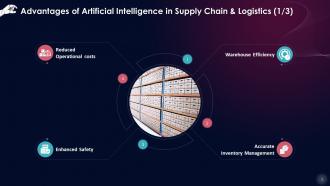 Artificial Intelligence In Supply Chain And Logistics Training Ppt Designed Content Ready