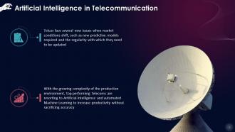 Artificial Intelligence In Telecommunication Industry Training Ppt Idea Attractive