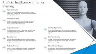 Artificial Intelligence In Tumor Imaging Tumor To Blood Ratio PPT Template ST AI SS