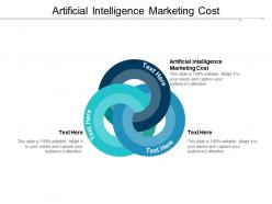 Artificial intelligence marketing cost ppt powerpoint presentation pictures designs cpb