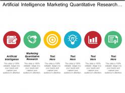Artificial intelligence marketing quantitative research assembly process vendor management