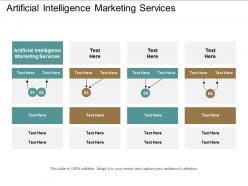 Artificial intelligence marketing services ppt powerpoint presentation file graphics design cpb