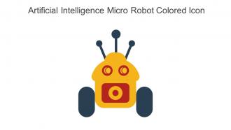 Artificial Intelligence Micro Robot Colored Icon In Powerpoint Pptx Png And Editable Eps Format