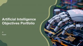 Artificial Intelligence Objectives Portfolio PPT Outline AT