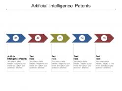 Artificial intelligence patents ppt powerpoint presentation model styles cpb