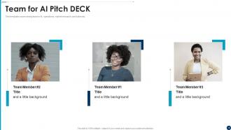 Artificial intelligence pitch deck ppt template