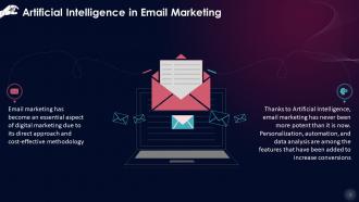 Artificial Intelligence Reshaping Email Marketing Training Ppt