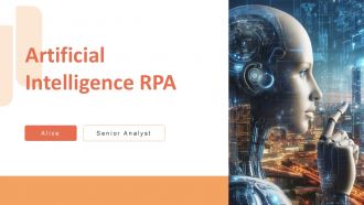 Artificial Intelligence RPA PPT Presentation ST AI