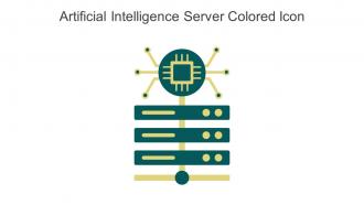Artificial Intelligence Server Colored Icon In Powerpoint Pptx Png And Editable Eps Format