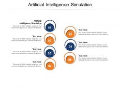 Artificial intelligence simulation ppt powerpoint presentation summary ideas cpb